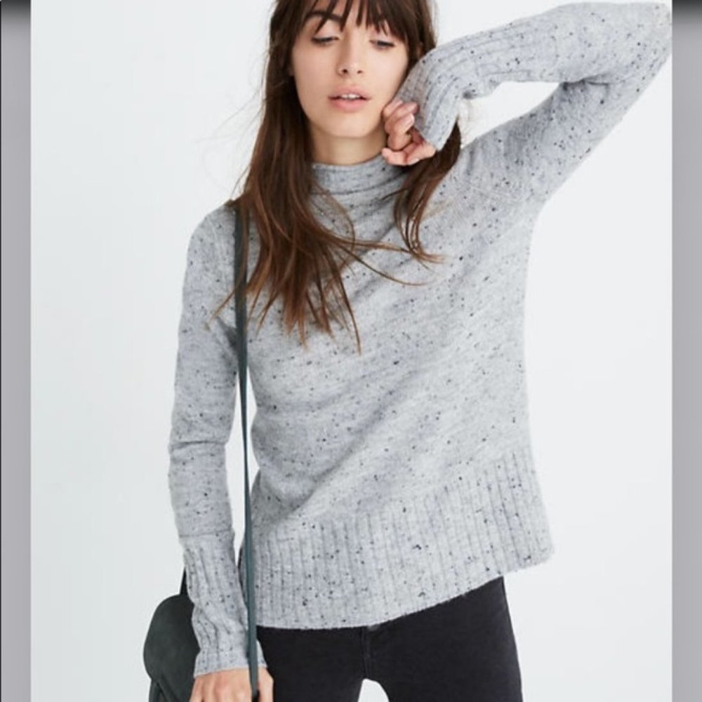 🔥Sales - Madewell Donegal Inland Turtleneck Sweater in Coziest Yarn - Size XS